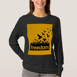 ADOM Premium "Freedom" Minimalistisch T-shirt met 