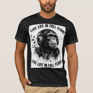 ADOM Premium "Leef het leven in volle vlucht" Mini T-shirt