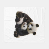 ADOM Premium Panda Beer Nursery Deken (Voorkant (Horizontaal))