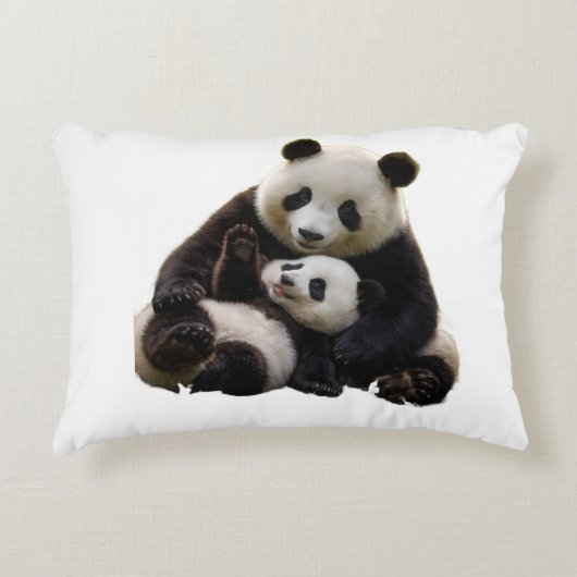 ADOM Premium Panda Beer Nursery Dekendeken Accent Kussen (Voorkant)