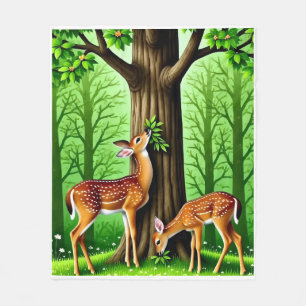 ADOM Premium Woodland Fawn Siervoorwerpen voor de Fleece Deken