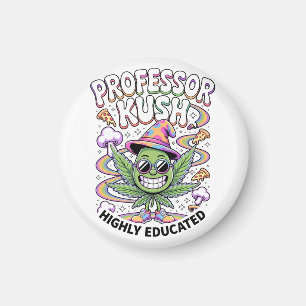 ADOM "Professor Kush" Dames Grafische T-shirt Magneet
