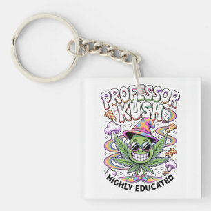 ADOM "Professor Kush" Dames Grafische T-shirt Sleutelhanger