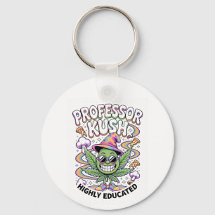 ADOM "Professor Kush" Dames Grafische T-shirt Sleutelhanger