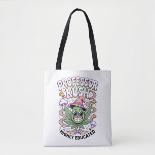 ADOM "Professor Kush" Dames Grafische T-shirt Tote Bag