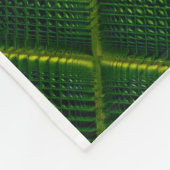 ADOM Quilted Green Texture Throw Blanket Fleece Deken (Hoek)