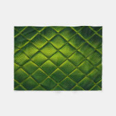 ADOM Quilted Groene Textuur Worpdeken Fleece Deken (Voorkant (Horizontaal))