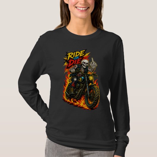 ADOM Ride Die Chopper Ziel T-shirt (Voorkant)