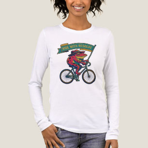 ADOM Ride met respect fietser Tri-Blend Shirt