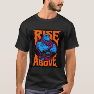ADOM Rise Above Blauwe Gorilla T-shirt