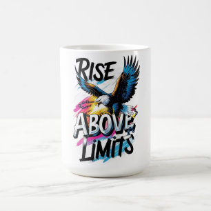 ADOM "Rise Above Limits" Dames Grafische T-Shirt Koffiemok