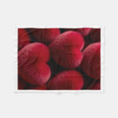 ADOM Rode Fluwelen Hartendeken Fleece Deken (Voorkant (Horizontaal))