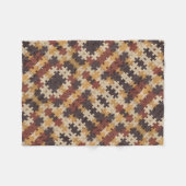 ADOM Rustieke Geometrische Weave Dekbed Fleece Deken (Voorkant (Horizontaal))