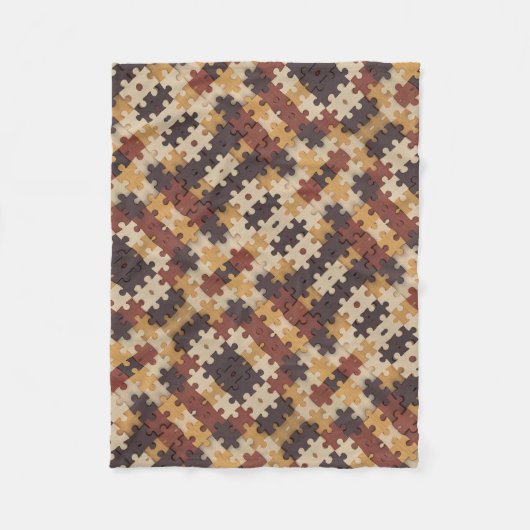 ADOM Rustieke Geometrische Weave Dekbed Fleece Deken (Voorkant)