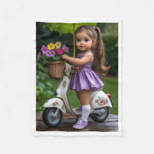 ADOM Scooter Girl Tuin Deken