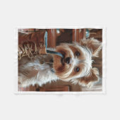 ADOM Speelse Puppy Schoenendeken Fleece Deken (Voorkant (Horizontaal))
