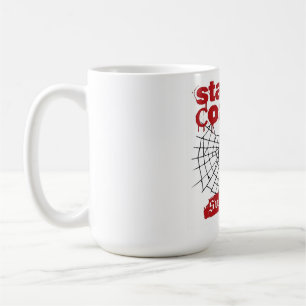 ADOM "Stay Cozy" Dames Grafische T-shirt met Lange Koffiemok