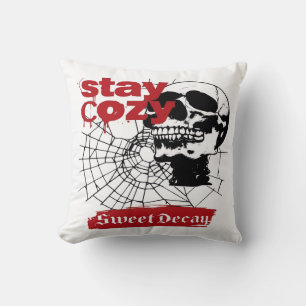 ADOM "Stay Cozy" Dames Grafische T-shirt met Lange Kussen