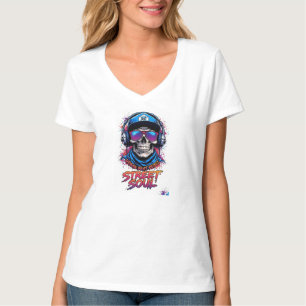 ADOM "Street Soul" Dames Grafische T-shirt met lan