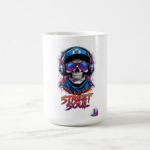 ADOM "Street Soul" Dames Grafische T-shirt met Lan Koffiemok