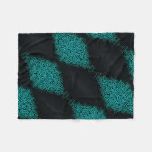 ADOM Teal Dot Matrix Donkere Deken (Voorkant (Horizontaal))