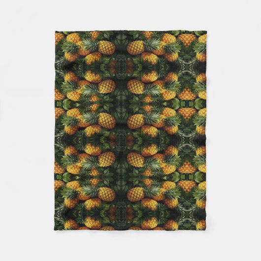 ADOM Tropisch Ananas Patroon Deken (Voorkant)