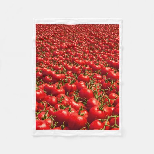 ADOM Verse Tomaten Worpdeken Fleece Deken (Voorkant)