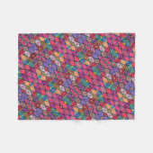 ADOM Vibrant Boho Quilt Deken (Voorkant (Horizontaal))