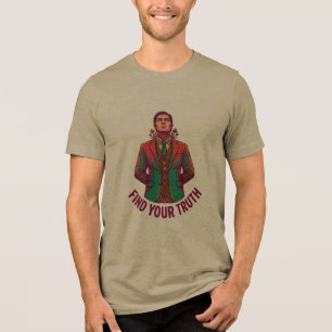 ADOM Vind Je Waarheid Chaos Stemmen Tri-Blend Shirt