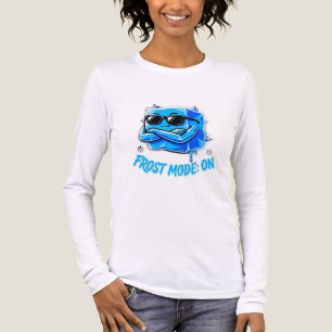 ADOM Vorstmodus Aan Ijs Lange Mouw Tri-Blend Shirt
