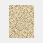ADOM Zachte Beige Sierdeken Fleece Deken (Voorkant)