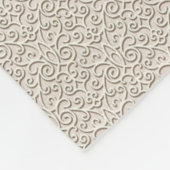 ADOM Zachte Grijze Textuur Fleece Deken (Hoek)