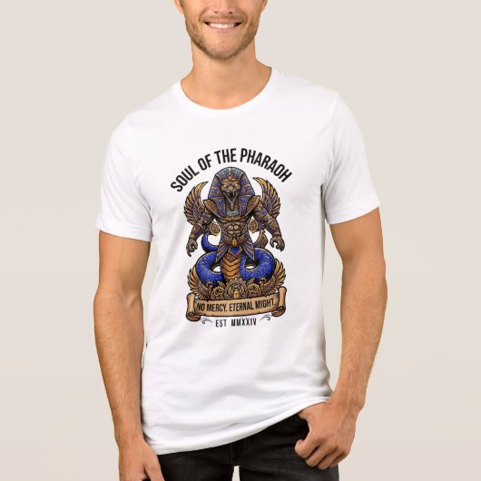 ADOM Ziel Van De Farao Anubis Tri-Blend Shirt (Voorkant)