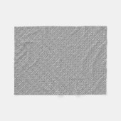 ADOM Zilveren Mesh Textuur Dekbed Fleece Deken (Voorkant (Horizontaal))