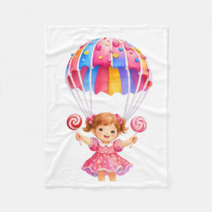 ADOM Zoete Snoepgoed Heet Lucht Ballon Dekbed Fleece Deken