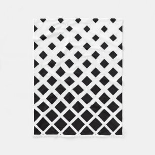 ADOM zwart-wit geometrisch dekbed Fleece Deken