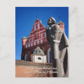 Adomas Mickevicius, Poet Statue, Vilnius Briefkaart (Voorkant)