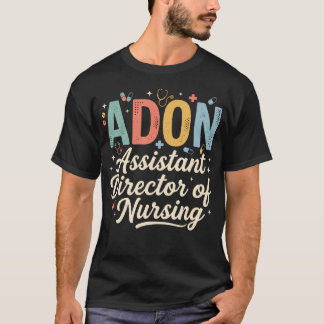 Adon-assistent-verpleegkundige medische verpleegst t-shirt