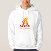 Adonai – Lord and Master Christian Hoodie  (Voorkant)