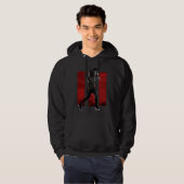 Adonis Creed pose faced right on III red Hoodie (Voorkant volledig)