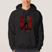 Adonis Creed pose faced right on III red Hoodie (Voorkant)