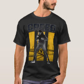 Adonis Creed Pose met III Geel T-shirt (Voorkant)