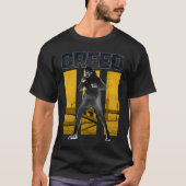 Adonis Creed Pose met III Geel T-shirt (Voorkant)