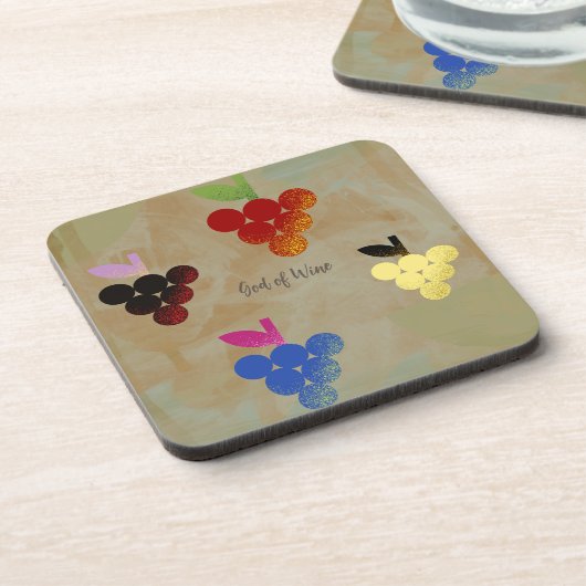 Adonis God van de Wijn Bier Onderzetter (Linkerzijde)