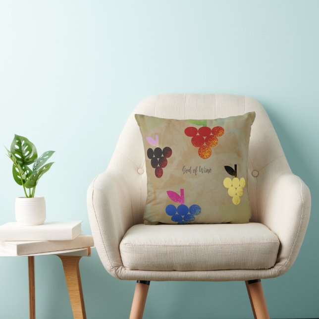 Adonis God van de Wijn Kussen (Stoel)