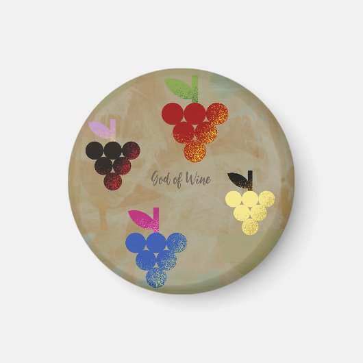 Adonis God van de Wijn Magneet (Voorkant)