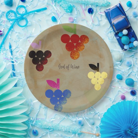 Adonis God van de Wijn Papieren Bordje (Feest)