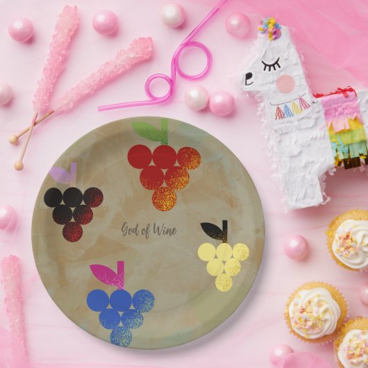 Adonis God van de Wijn Papieren Bordje (Feest)