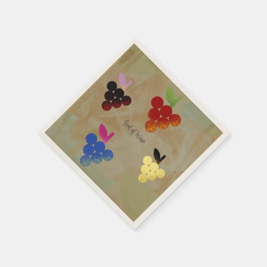 Adonis God van de Wijn Servet (Hoek)