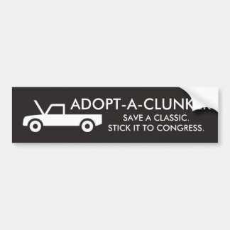ADOPT-A-CLUNKER BUMPERSTICKER